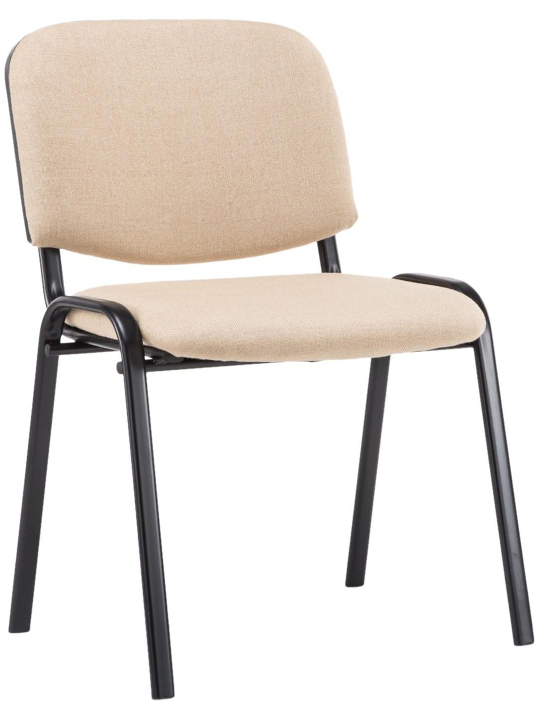 Cadeira para visitantes Ken V2 tecido, creme