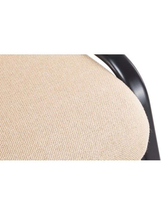 Cadeira para visitantes Ken V2 tecido, creme