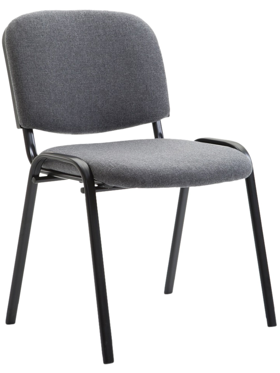 Cadeira para visitantes Ken V2 tecido, cinza