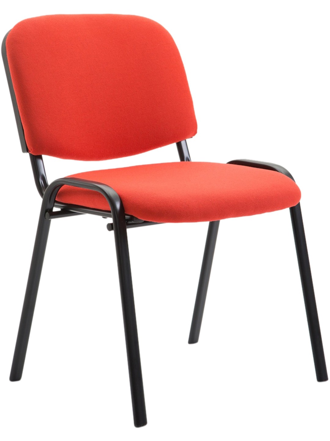 Cadeira para visitantes Ken V2 tecido, vermelho