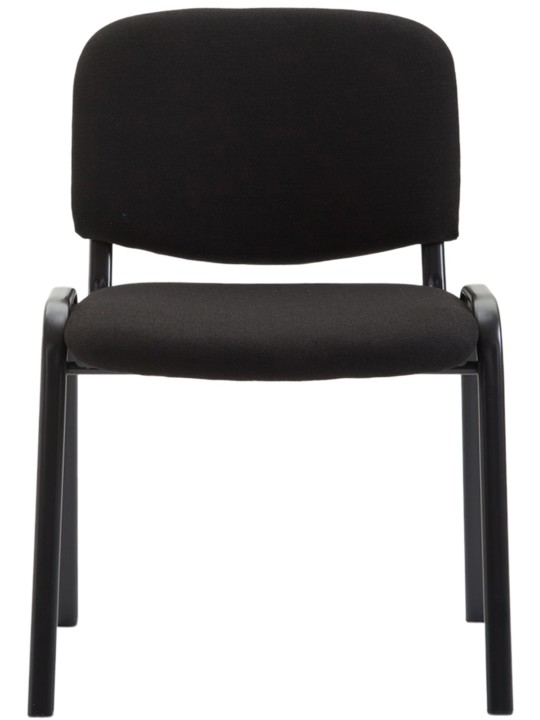 Cadeira para visitantes Ken V2 tecido, preto