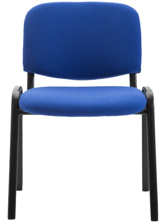 Cadeira para visitantes Ken V2 tecido, azul
