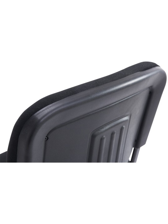 Cadeira para visitantes Ken XL tecido, preto