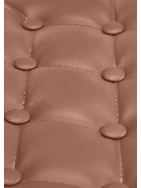 Banqueta de trabalho Dublin couro sintético, conhaque Banqueta de trabalho Dublin couro sintético, conhaque