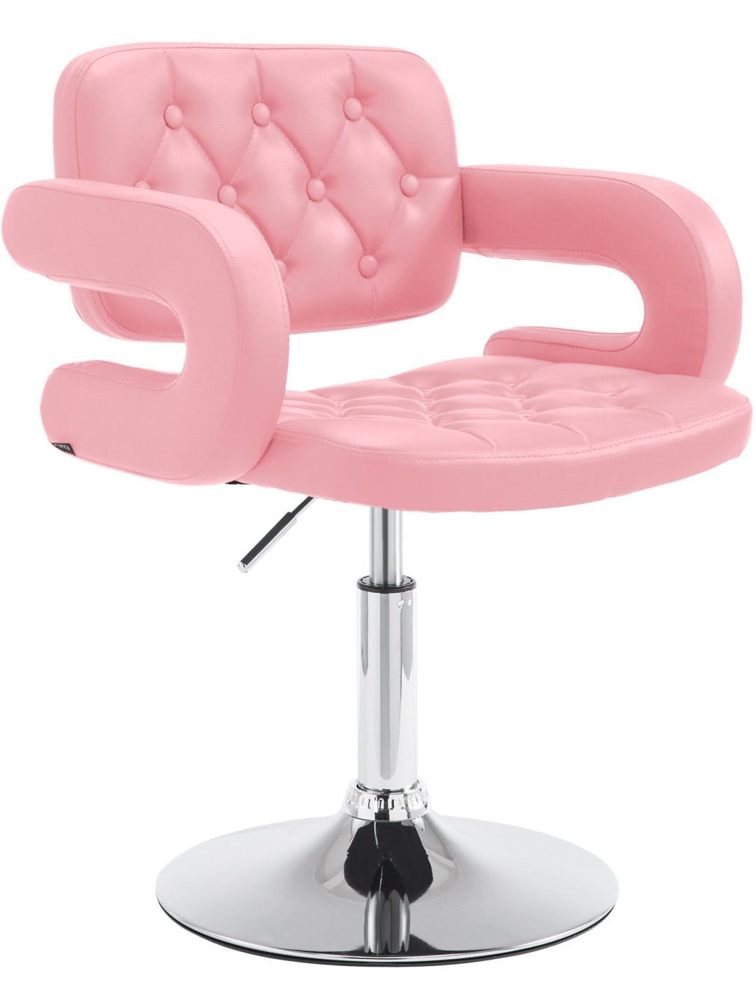 Espreguiçadeira Dublin couro sintético, rosa