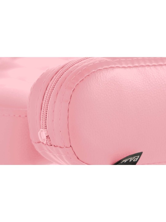 Espreguiçadeira Dublin couro sintético, rosa