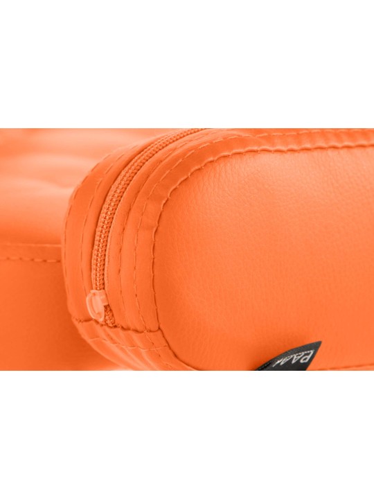 Espreguiçadeira Dublin couro sintético, laranja