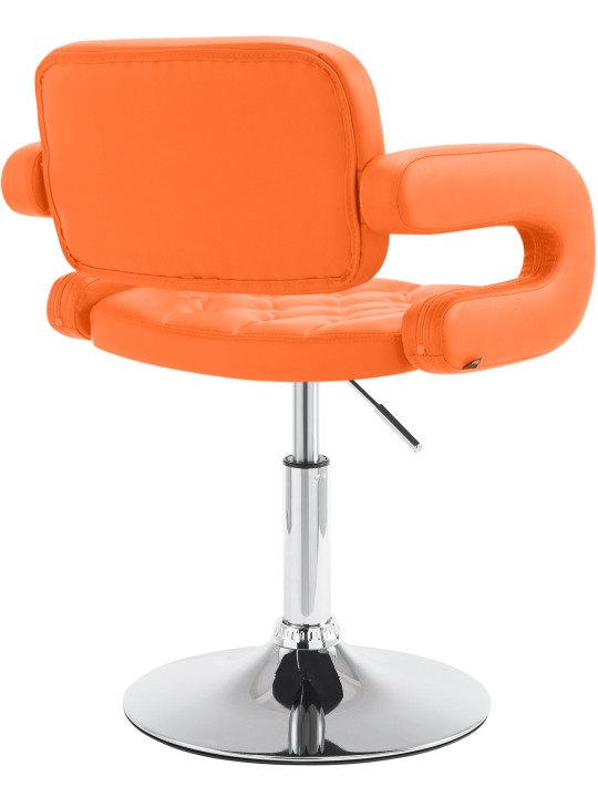 Espreguiçadeira Dublin couro sintético, laranja