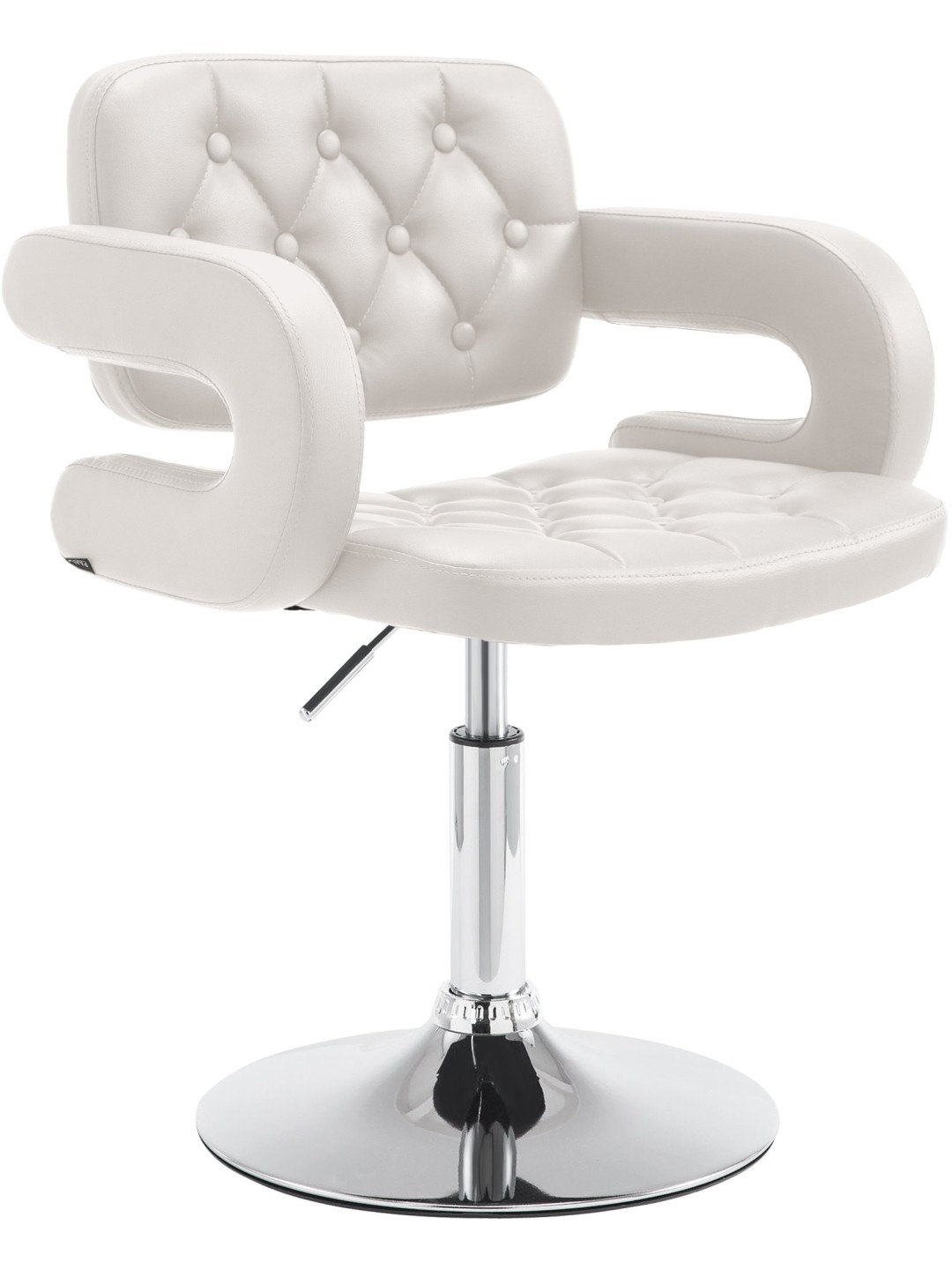 Espreguiçadeira Dublin couro sintético, branco