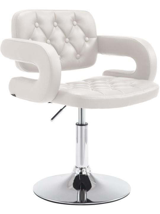 Espreguiçadeira Dublin couro sintético, branco Espreguiçadeira Dublin couro sintético, branco