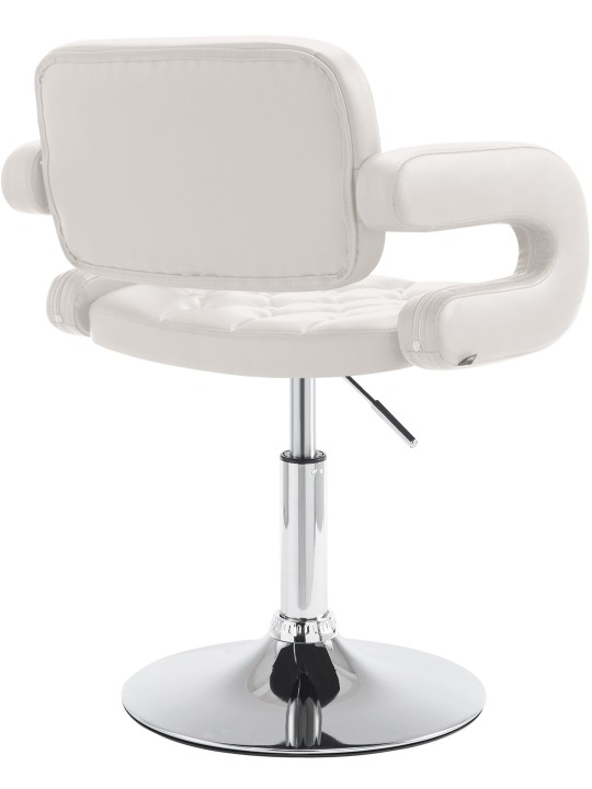 Espreguiçadeira Dublin couro sintético, branco Espreguiçadeira Dublin couro sintético, branco