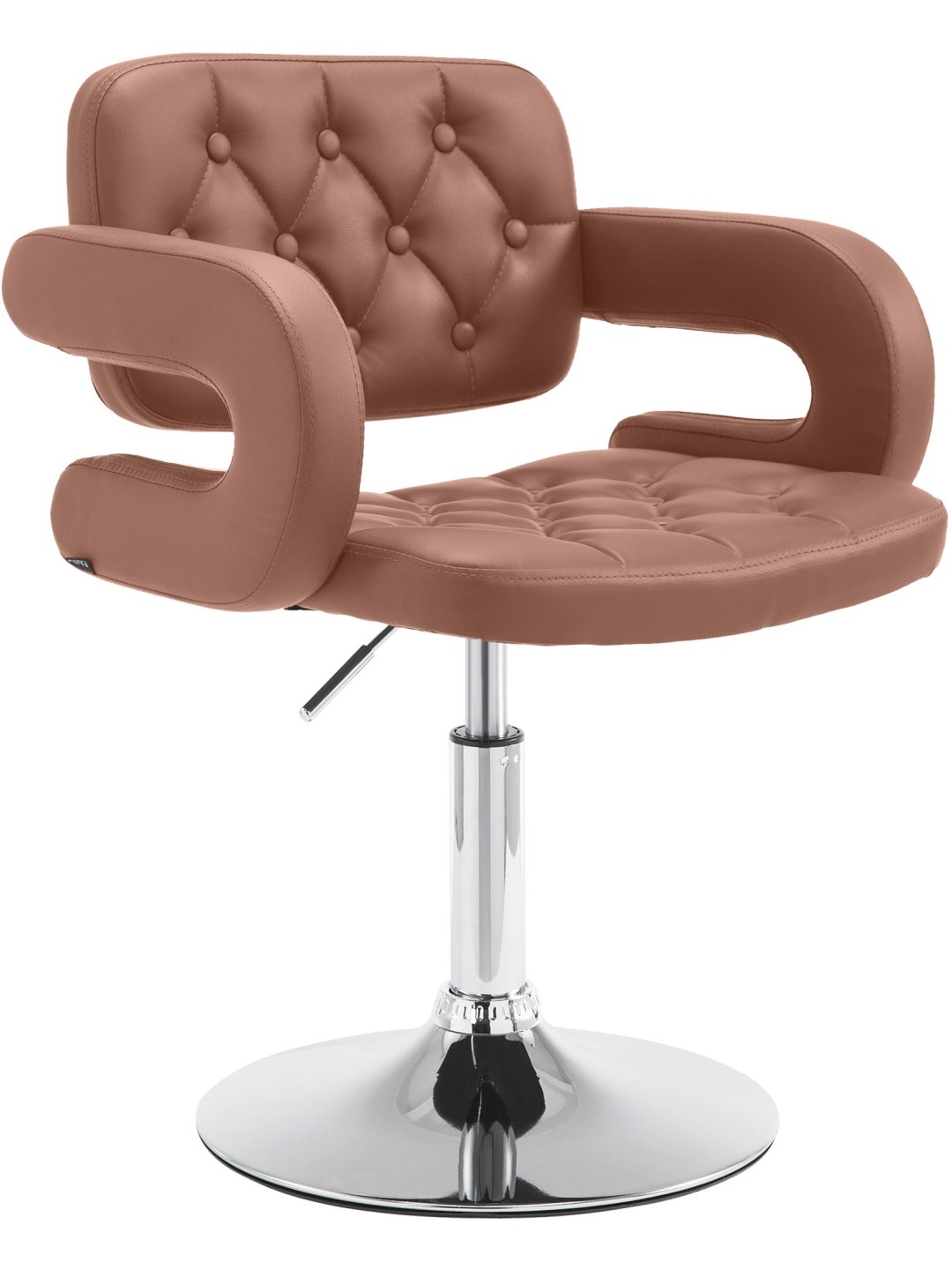 Espreguiçadeira Dublin couro sintético, conhaque