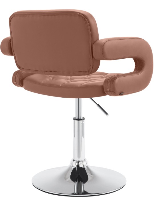 Espreguiçadeira Dublin couro sintético, conhaque