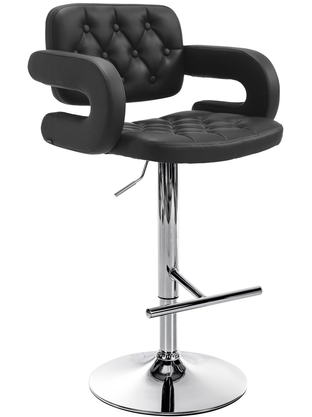 Banqueta alta Dublin C, preto