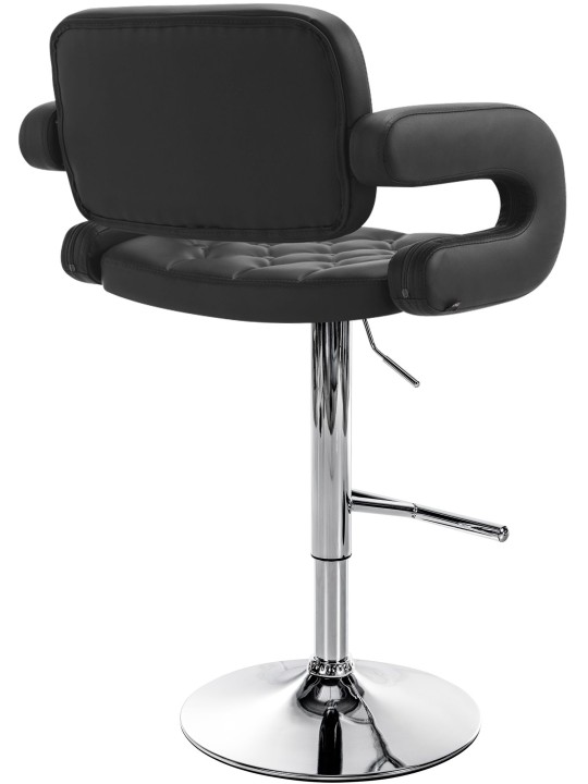 Banqueta alta Dublin C, preto