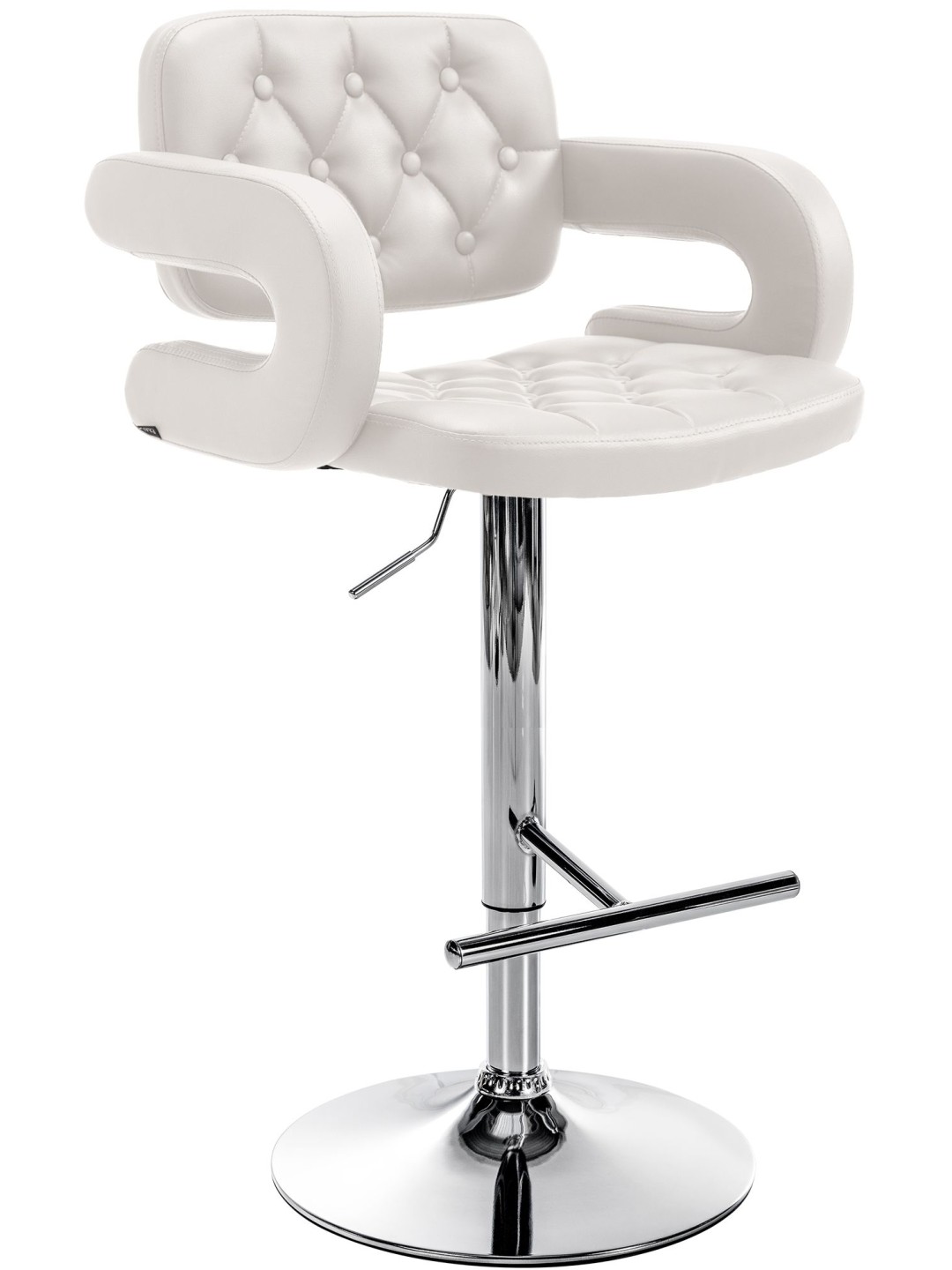 Banqueta alta Dublin C, branco