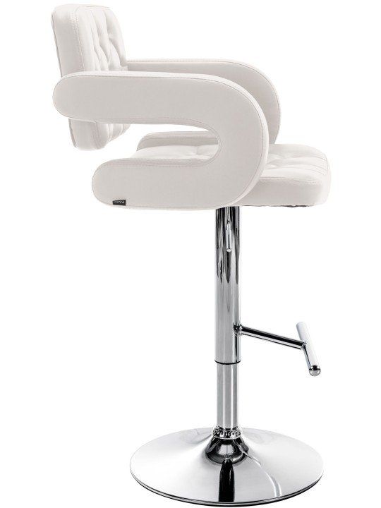 Banqueta alta Dublin C, branco