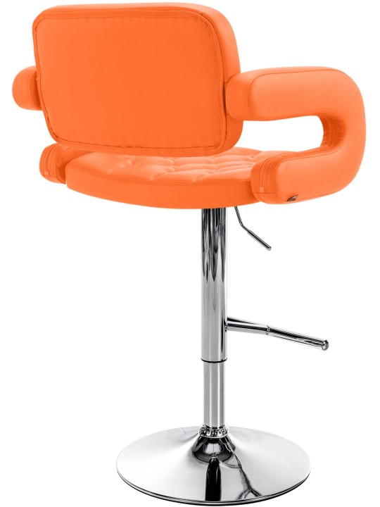 Banqueta alta Dublin C, laranja