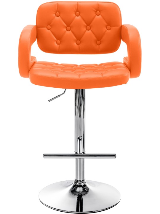 Banqueta alta Dublin C, laranja