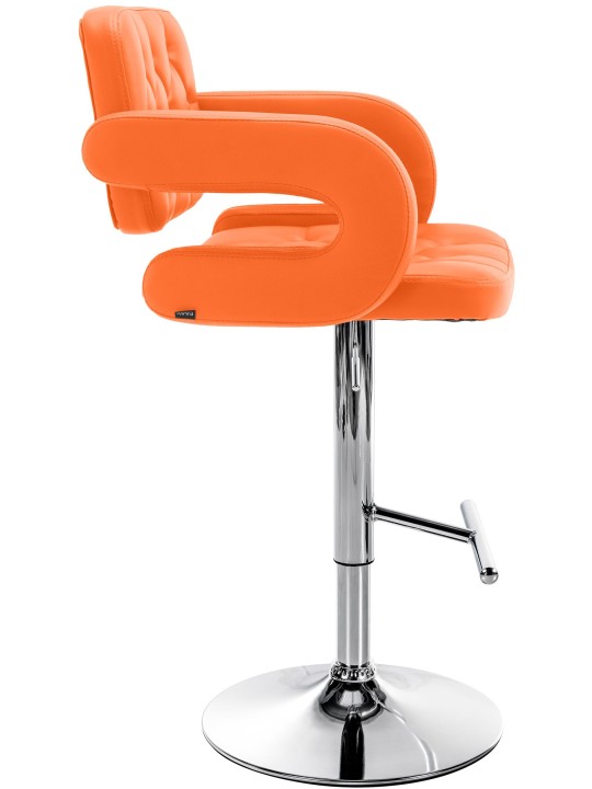 Banqueta alta Dublin C, laranja