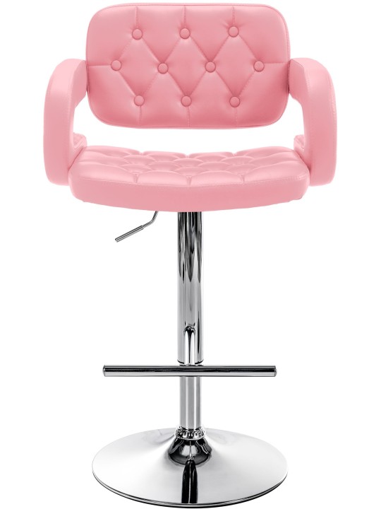 Banqueta alta Dublin C, rosa