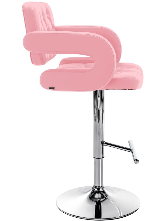 Banqueta alta Dublin C, rosa