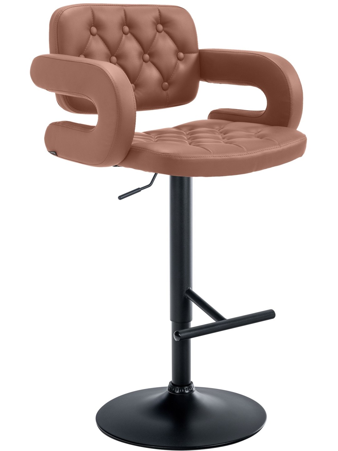 Banqueta alta Dublin, conhaque