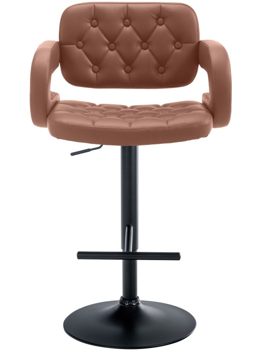 Banqueta alta Dublin, conhaque