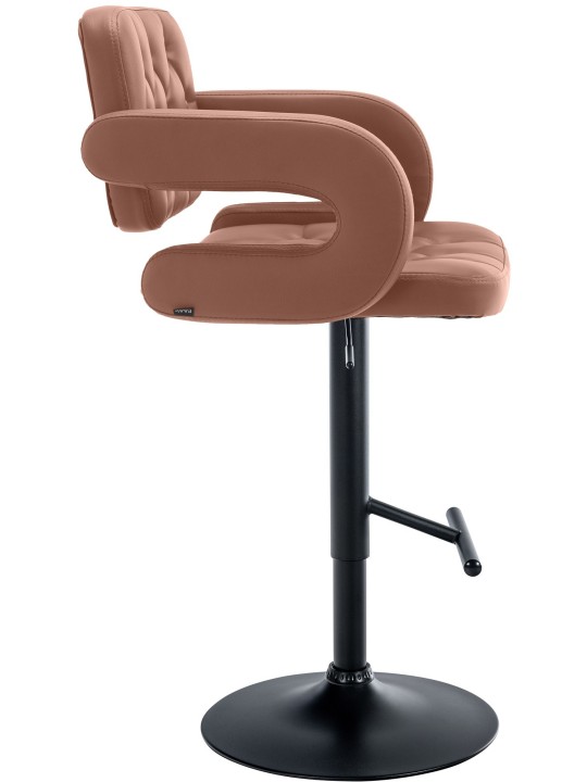 Banqueta alta Dublin, conhaque