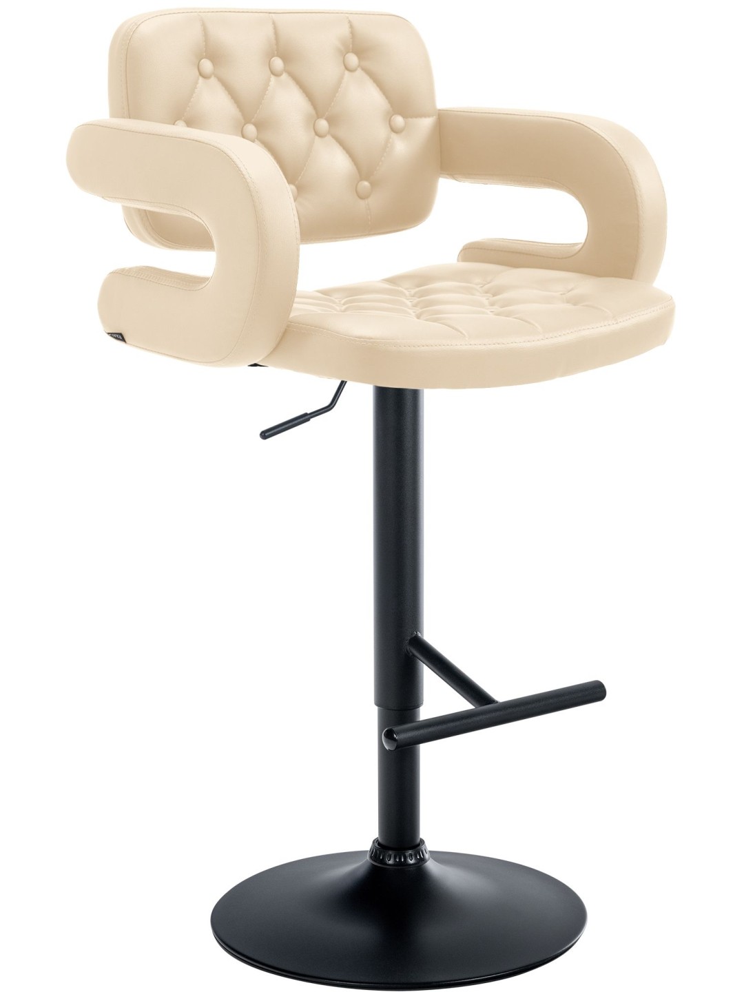 Banqueta alta Dublin, creme