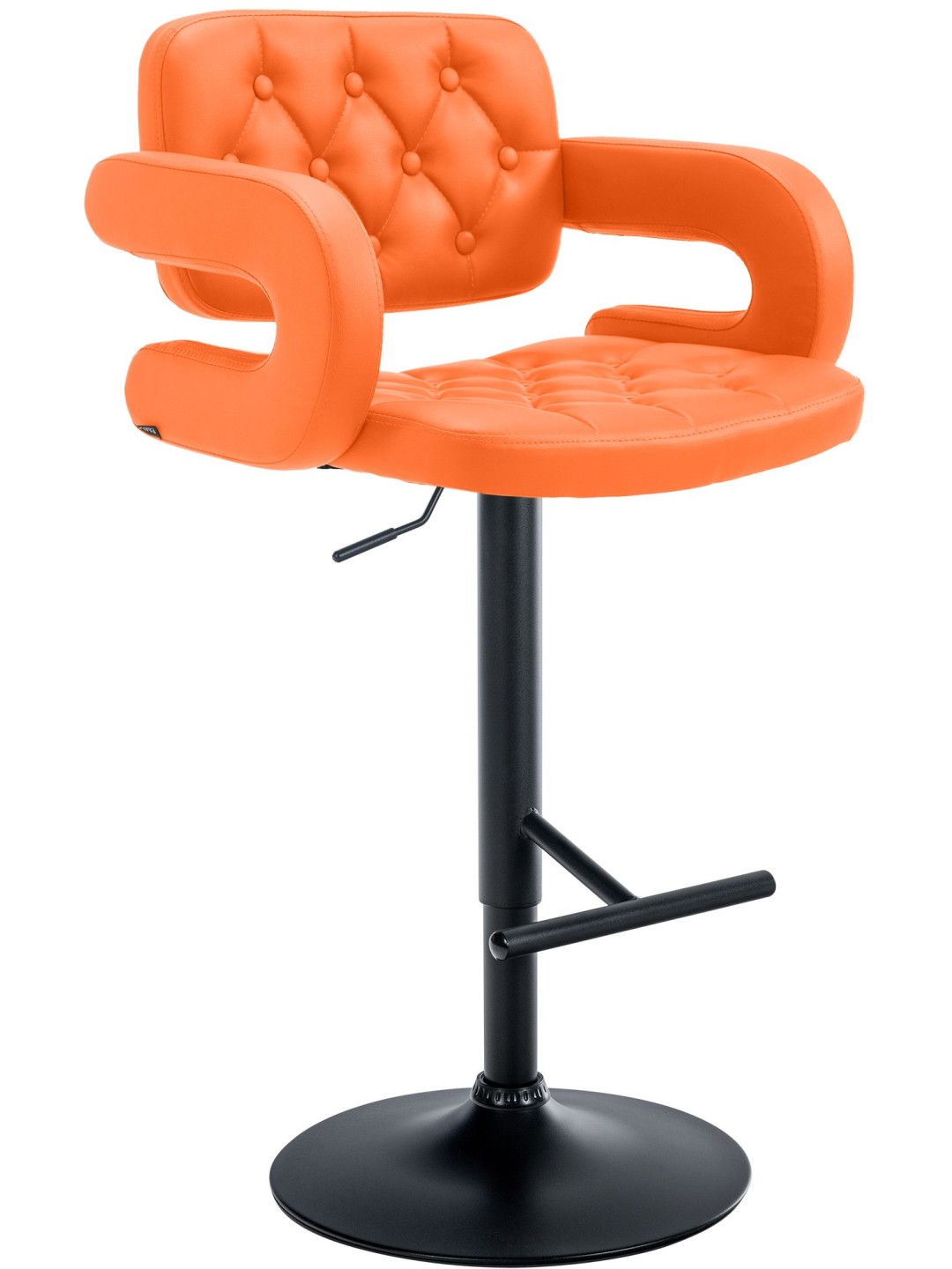 Banqueta alta Dublin, laranja