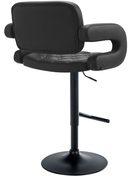 Banqueta alta Dublin, preto