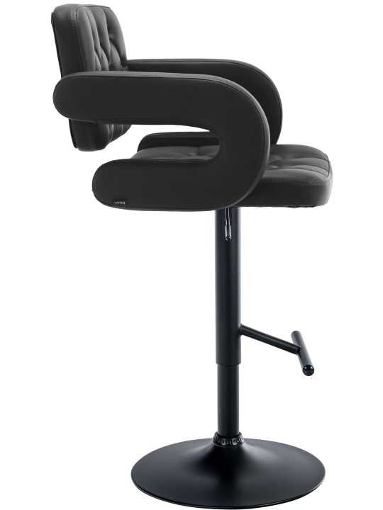 Banqueta alta Dublin, preto