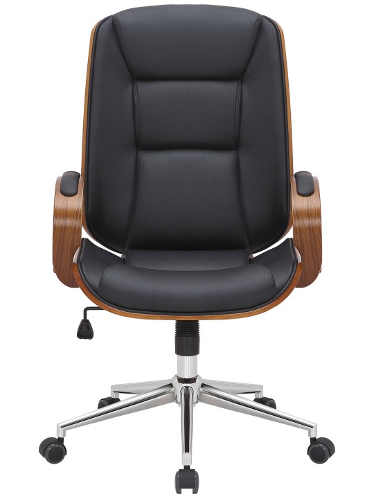 Cadeira de escritório Yankton, nogueira/preto