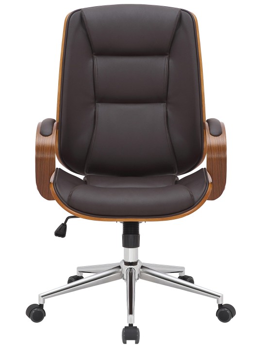 Cadeira de escritório Yankton, nogueira/castanho