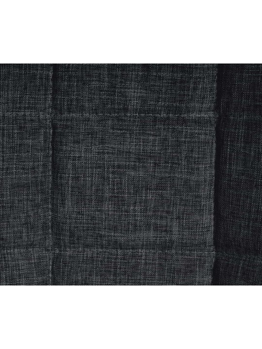 Conjunto de 2 cadeiras Tom tecido, preto