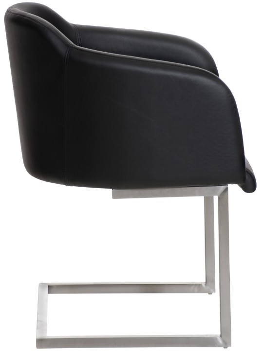 Cadeira para visitantes Magnus, preto