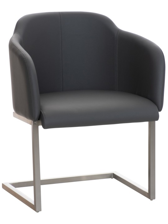 Cadeira para visitantes Magnus, cinza