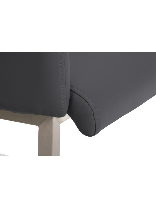 Cadeira para visitantes Magnus, cinza