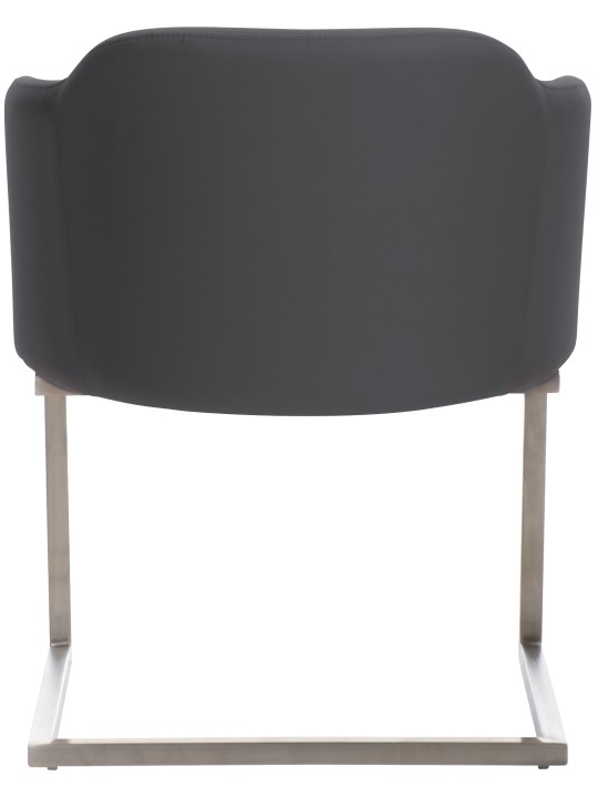 Cadeira para visitantes Magnus, cinza