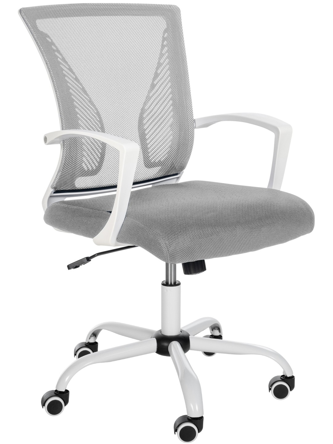 Cadeira de escritório Tracy W, cinza claro