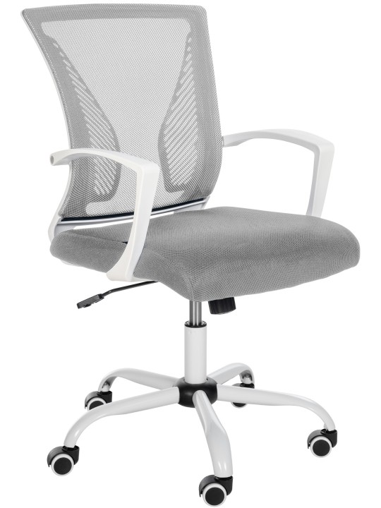 Cadeira de escritório Tracy W, cinza claro