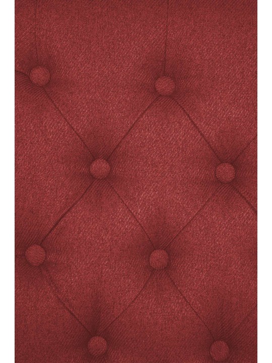 Cadeira da sala de jantar tecido Lisburn, vermelho