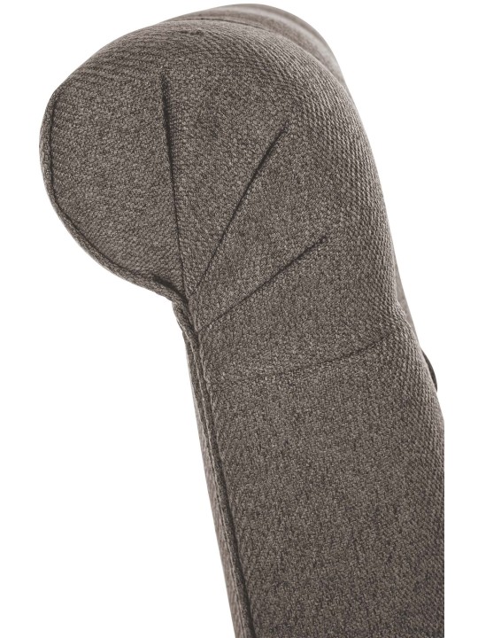 Cadeira da sala de jantar tecido Lisburn, taupe