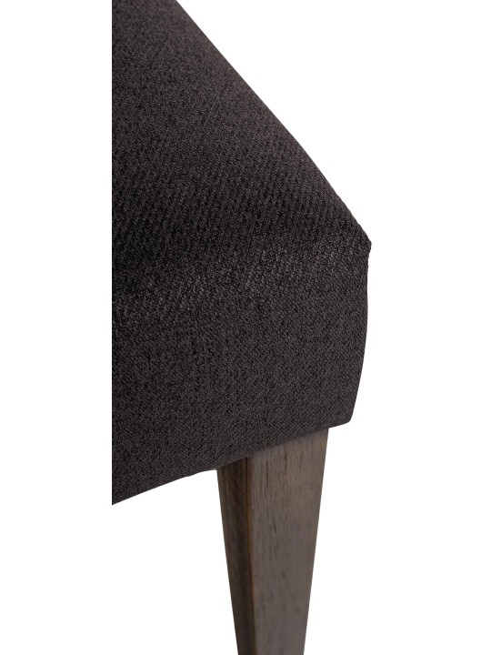 Conjunto de 2 cadeiras de jantar em tecido Lisburn, preto Conjunto de 2 cadeiras de jantar em tecido Lisburn, preto