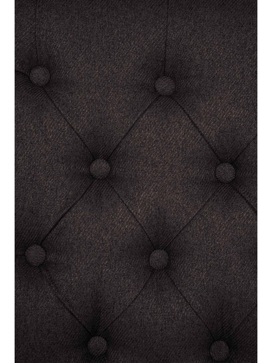 Conjunto de 2 cadeiras de jantar em tecido Lisburn, preto Conjunto de 2 cadeiras de jantar em tecido Lisburn, preto