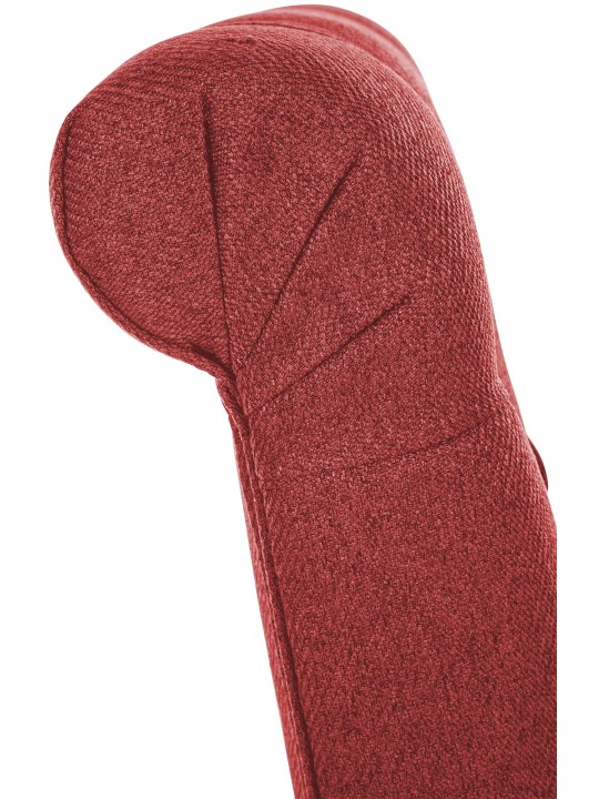 Conjunto de 2 cadeiras de jantar em tecido Lisburn, vermelho Conjunto de 2 cadeiras de jantar em tecido Lisburn, vermelho