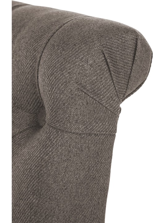 Conjunto de 2 cadeiras de jantar em tecido Lisburn, taupe Conjunto de 2 cadeiras de jantar em tecido Lisburn, taupe