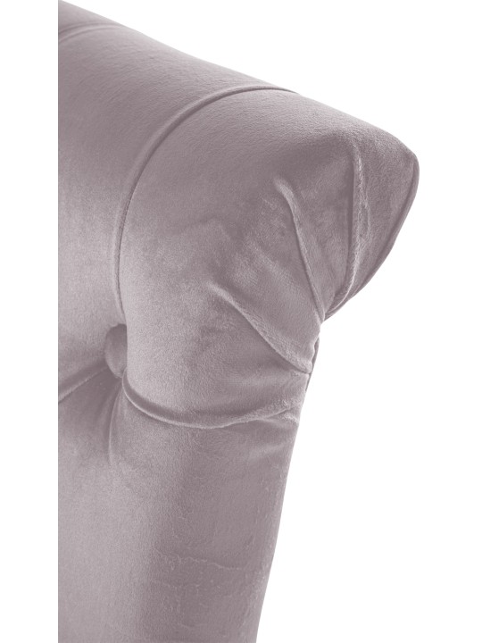 Conjunto de 2 cadeiras de jantar em veludo Lisburn, cinza Conjunto de 2 cadeiras de jantar em veludo Lisburn, cinza