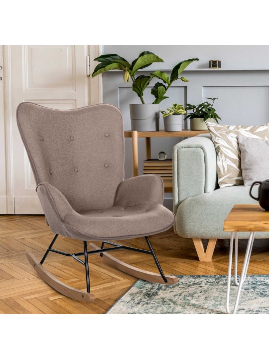 Cadeira Sanka tecido, taupe Cadeira Sanka tecido, taupe